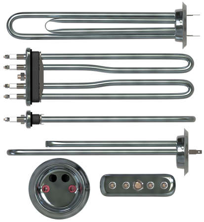 Heating element isolated on whiteの写真素材