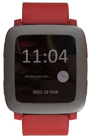 Smart watch isolated on white
