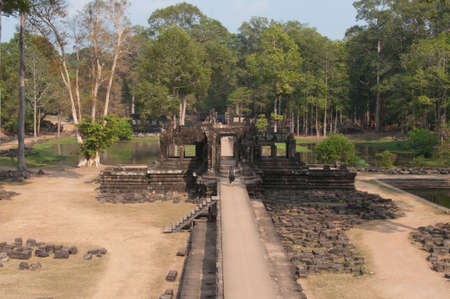Temple in Angkor, Cambodiaの写真素材