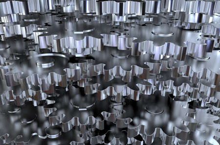 Gear wheels backgroundの写真素材