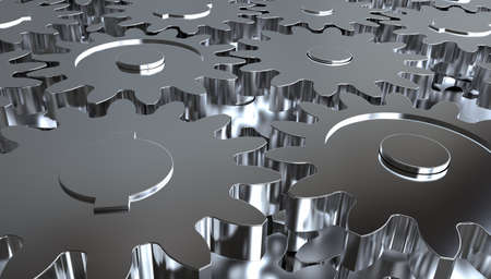 Gear wheels backgroundの写真素材