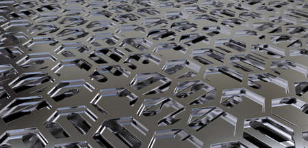 Perforated metal sheetsの写真素材