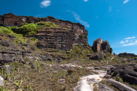 On the top of Roraima plateau. Venezuelaの写真素材