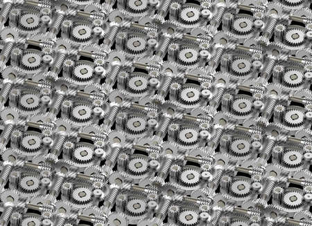 Gear wheels patternの写真素材