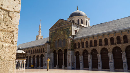 Great Mosque of Damascus, Syriaの写真素材