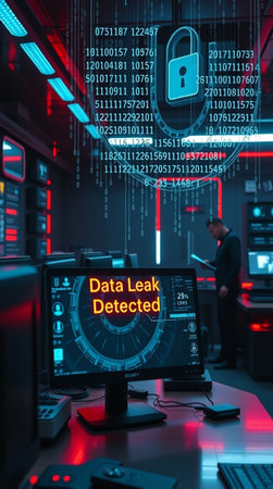 Cyber security and data protection concept. Abstract cyber security background.の写真素材