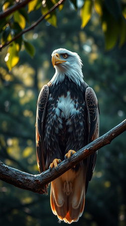 Bald Eagle (Haliaeetus leucocephalus)の写真素材