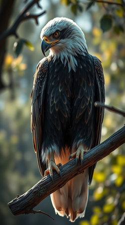 Bald Eagle (Haliaeetus leucocephalus)の写真素材