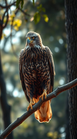 Red-tailed hawk (Buteo jamaicensis)の写真素材