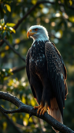 Bald Eagle (Haliaeetus leucocephalus)の写真素材