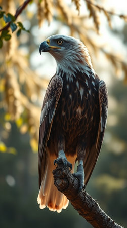 Bald Eagle (Haliaeetus leucocephalus)の写真素材