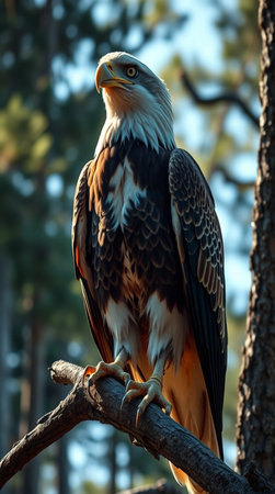 Bald Eagle (Haliaeetus leucocephalus)の写真素材