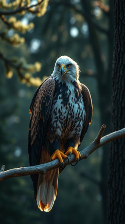 Bald Eagle (Haliaeetus leucocephalus)の写真素材