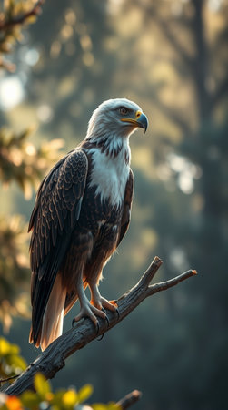 Bald Eagle (Haliaeetus leucocephalus)の写真素材