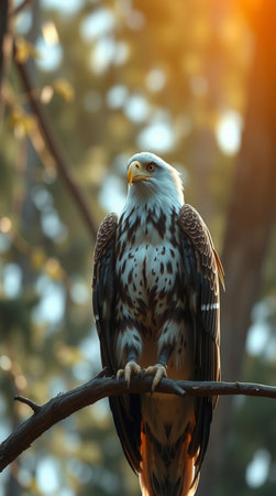 Bald Eagle (Haliaeetus leucocephalus)の写真素材
