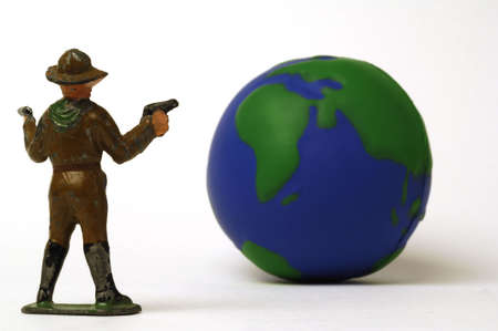 Rubber planetの写真素材