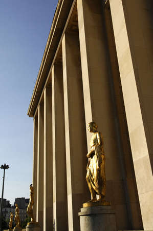 Place du Trocadero, Paris, Franceの写真素材