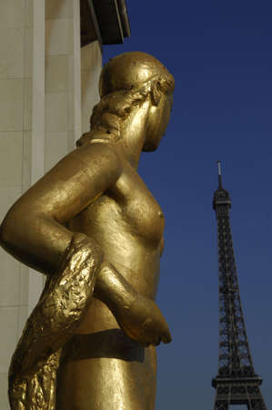 Place du Trocadero, Paris, Franceの写真素材
