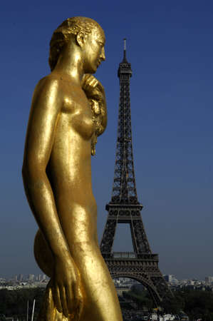 Place du Trocadero, Paris, Franceの写真素材