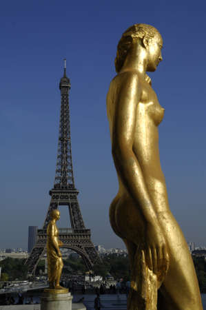 Place du Trocadero, Paris, Franceの写真素材