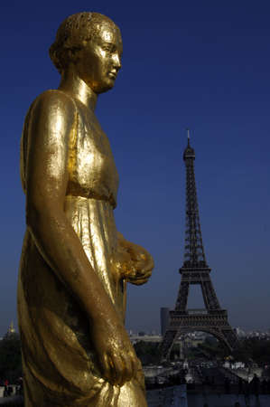 Place du Trocadero, Paris, Franceの写真素材