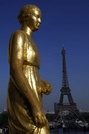 Place du Trocadero, Paris, Franceの写真素材