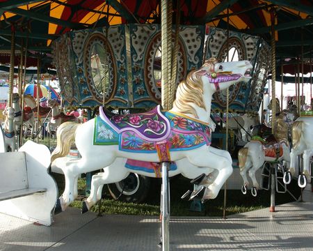 Carousel Horseの写真素材