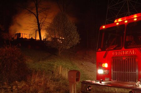 Working Fireの写真素材