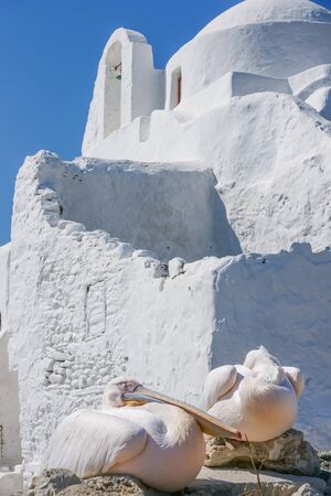 Mykonos island Greece.の写真素材