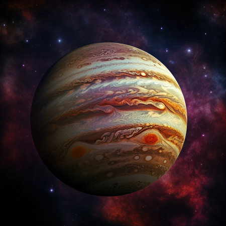 Planets and galaxy, science fiction wallpaper. Beauty of deep space.の素材