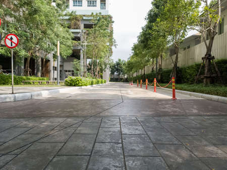 Do not drive into the one-way road.の写真素材