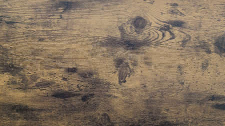 Abstract dark brown wooden cutting, chopping board, table or floor surface. Wood textureの写真素材