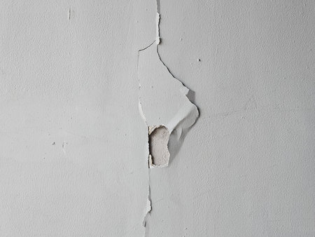 texture of the wall building peeling paint
