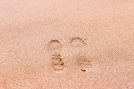 Love footprintの写真素材