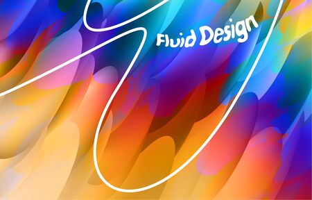 Abstract colorful background. Paint spots gently screen mode.のイラスト素材