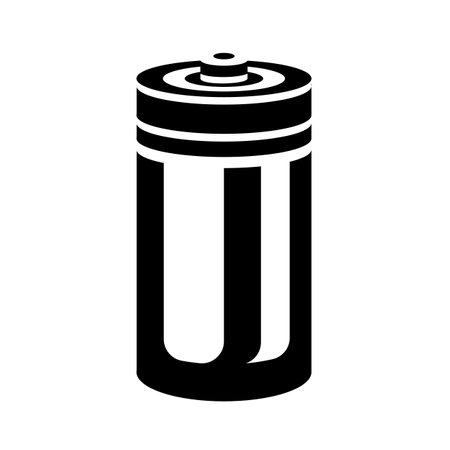 Volume battery icon vector logo simple style detailedのイラスト素材