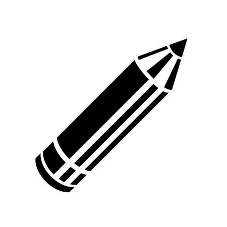 Edit pencil or pencil for writing flat icon for app and website simple styleのイラスト素材