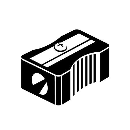 Pencil sharpener simple style  logo vector illustration. Detailed symbol for stationeryのイラスト素材