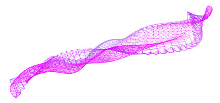 Network lines. Net wave information flow. Scientific paradigm solutions future. Forward vision...