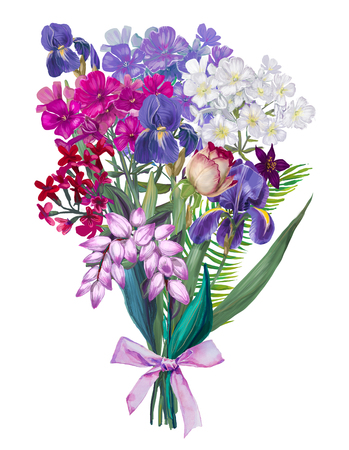 tropical seamless exotic floral fashion pattern -seamless wallpaperの写真素材