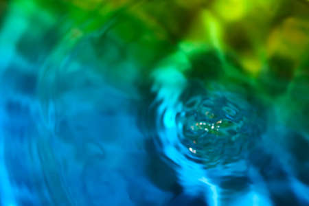 Macro photography of colorful water wave patterns.の写真素材