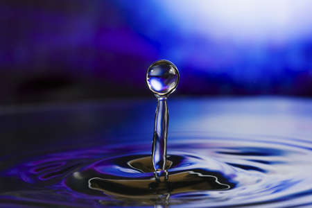 Colorful and Creative Water Drop Creations creating reflections.