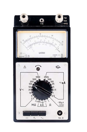 Device for measuring current, voltage, current and resistance currentの写真素材