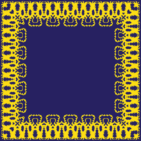 Simple decorative square border, vectorのイラスト素材