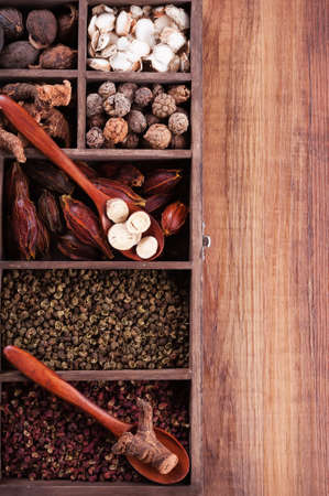 Authentic collection Chinese spicesの写真素材