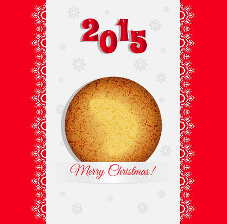 Christmas cookies on a light background vectorのイラスト素材