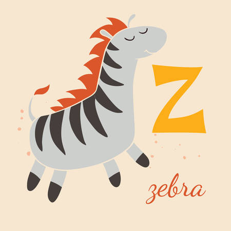 Z for the zebraのイラスト素材