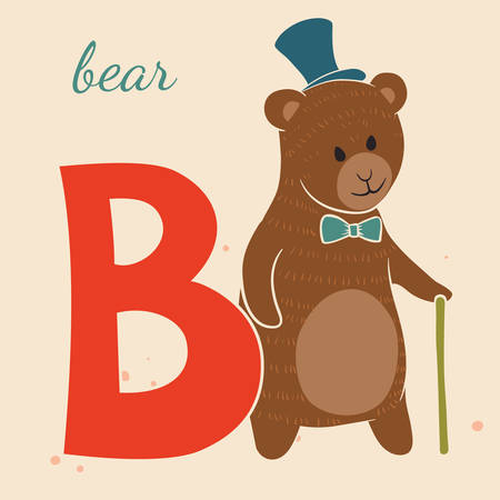 B for the bearのイラスト素材