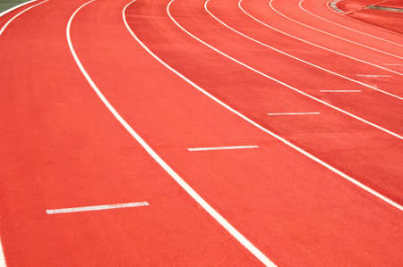 athletic trackの写真素材