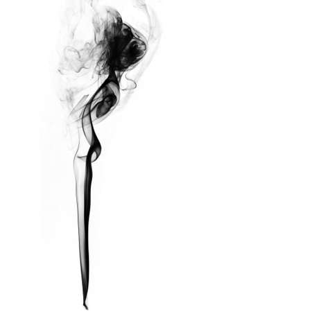 Abstract smoke isolated on whiteの写真素材
